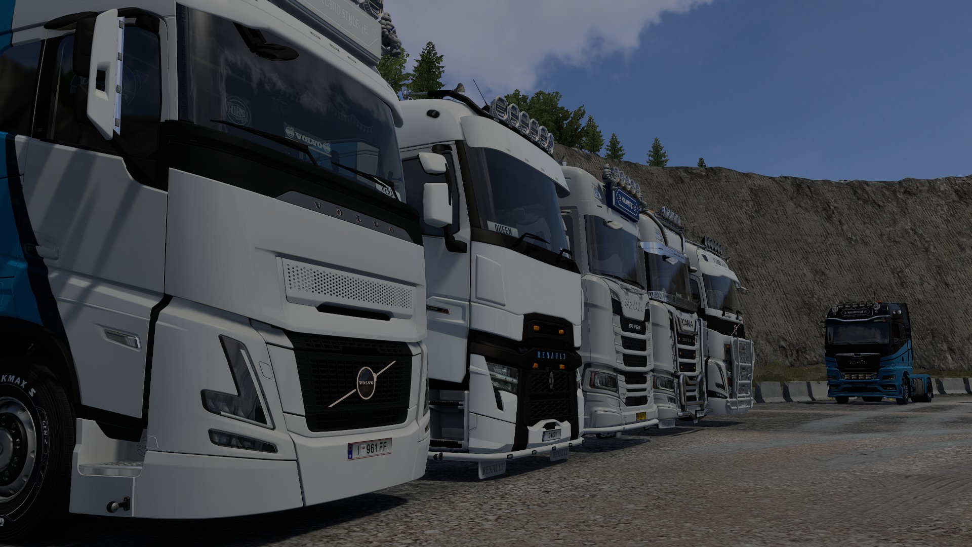 Novi Trucking Convoy - Parked up at destination 1
