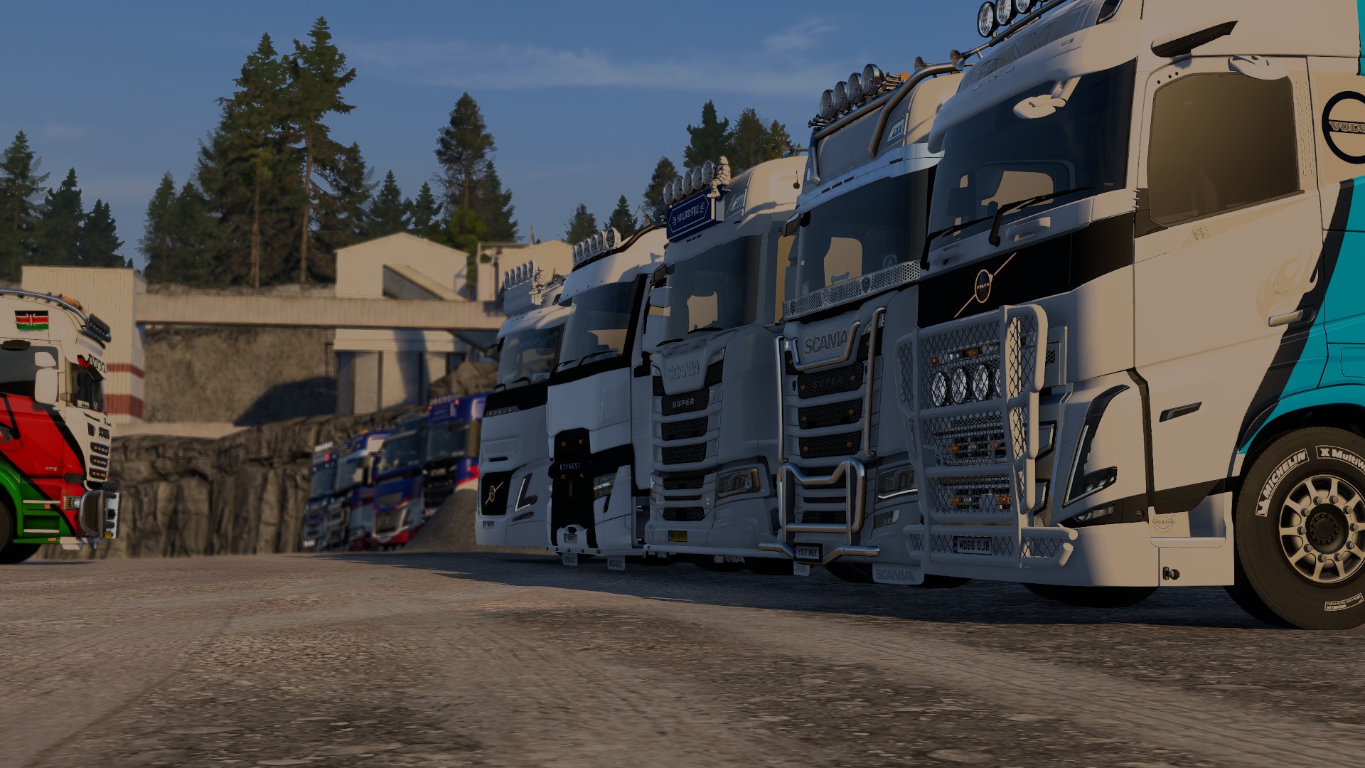 Novi Trucking Convoy - Parked up at destination 4