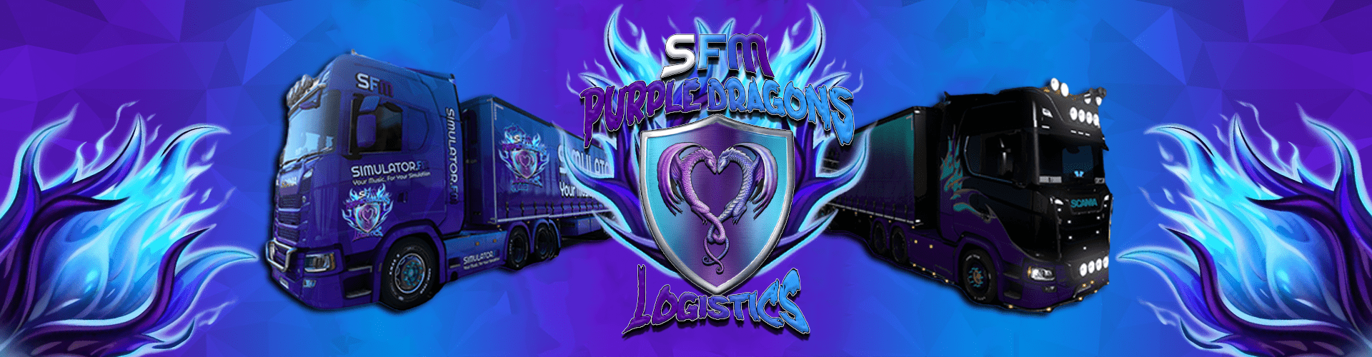 Purple Dragons Logistics banner